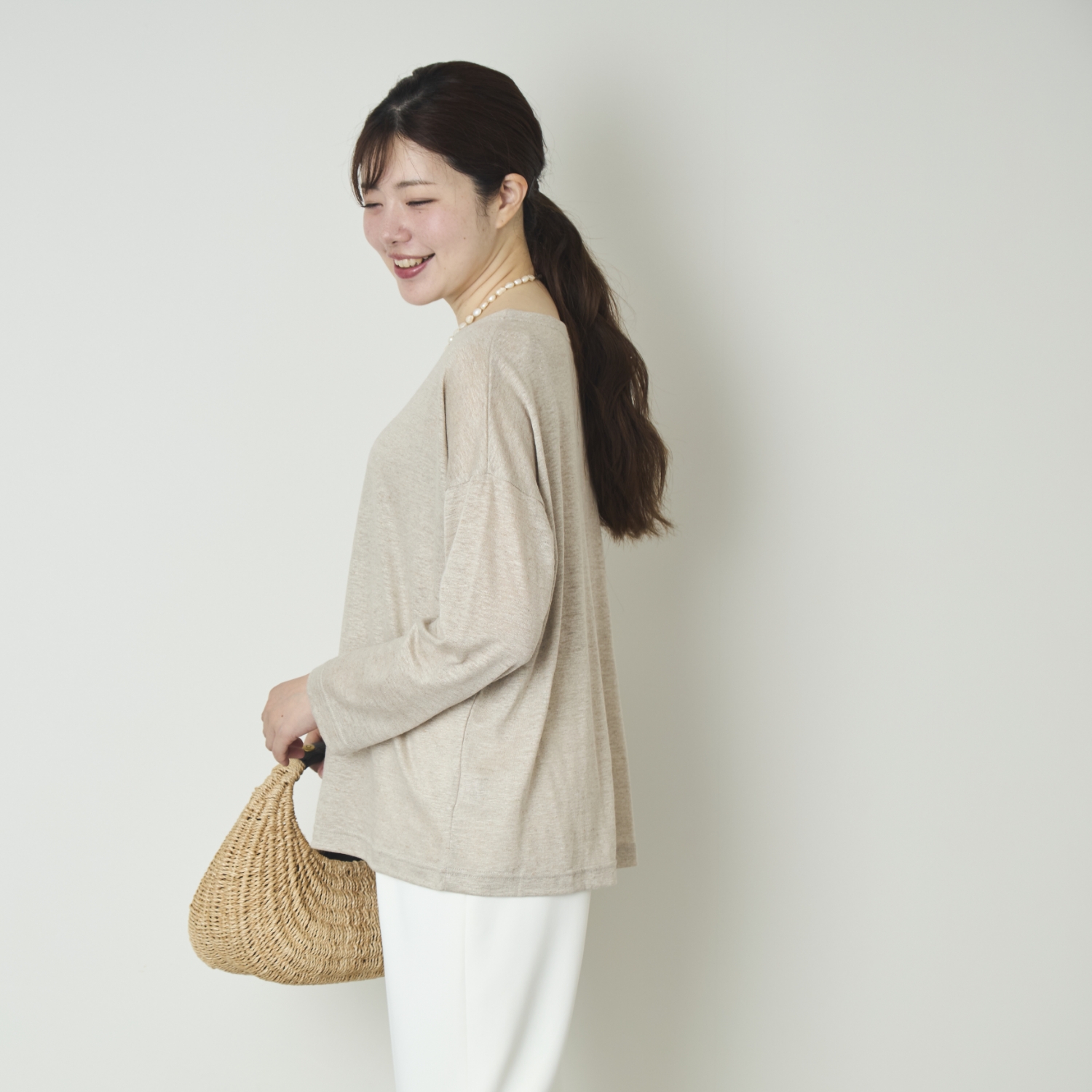 DAYS/プルミエルリネン天竺プルオーバー